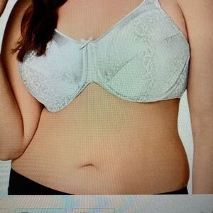 BALI SATIN TRACINGS MINIMIZER WHITE SIZE 36C COMFORT STRAP UNDERWIRE New